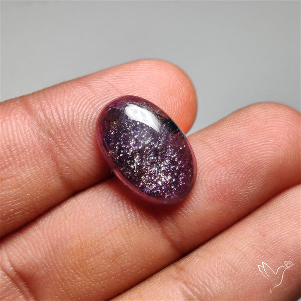 AAA Bloodshot Iolite Sunstone Cabochon