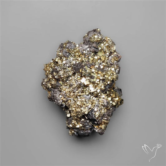 Raw Cubic Pyrite Druzy Specimen