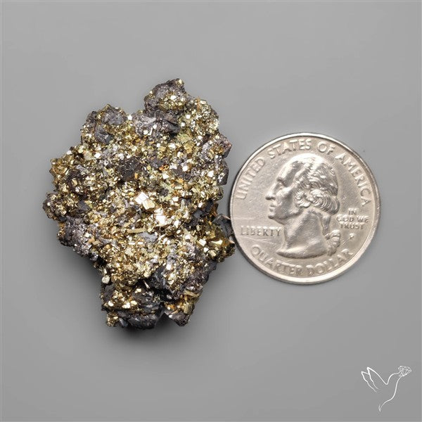 Raw Cubic Pyrite Druzy Specimen