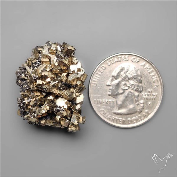 Raw Cubic Pyrite Druzy Specimen