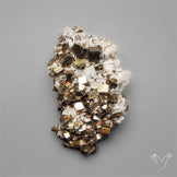 Raw Cubic Pyrite Druzy Specimen