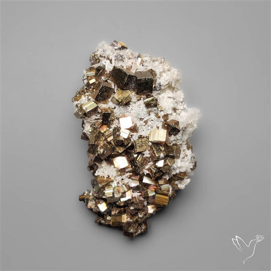 Raw Cubic Pyrite Druzy Specimen