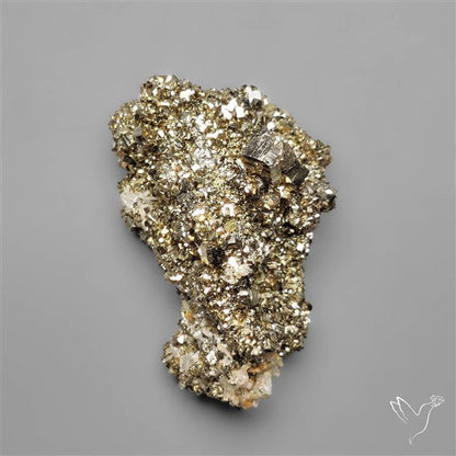 Raw Cubic Pyrite Druzy Specimen