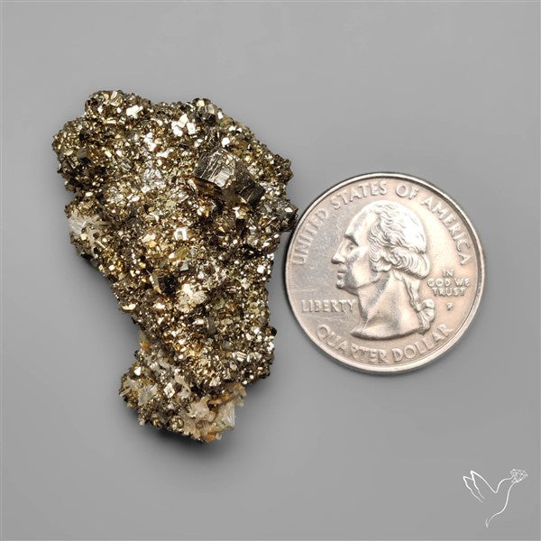 Raw Cubic Pyrite Druzy Specimen
