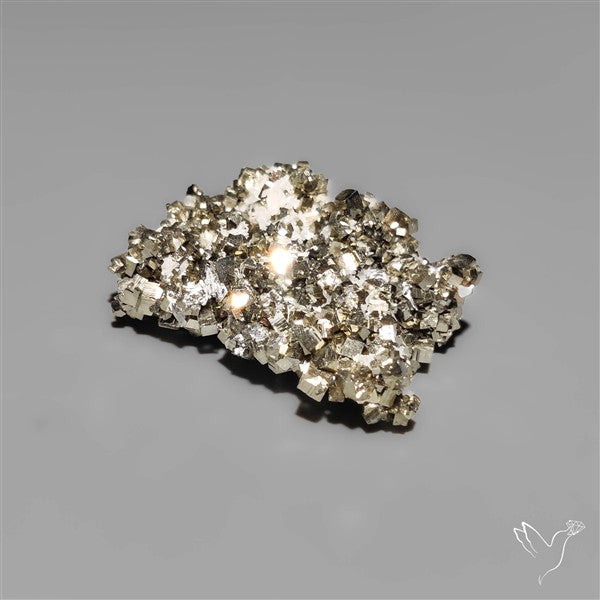 Raw Cubic Pyrite Druzy Specimen