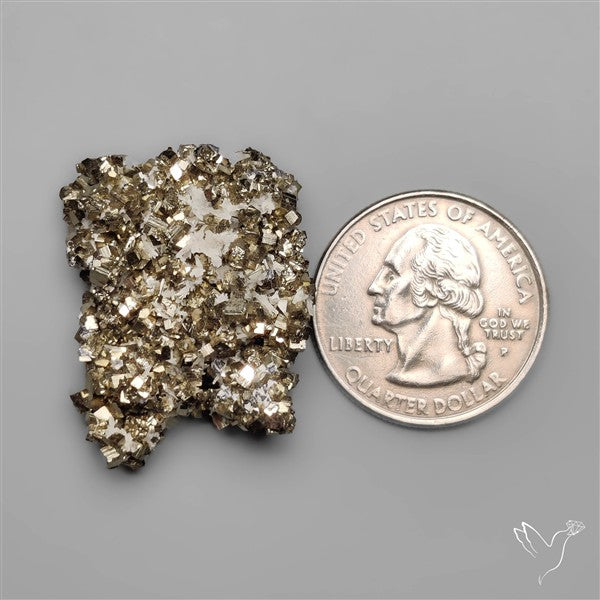 Raw Cubic Pyrite Druzy Specimen