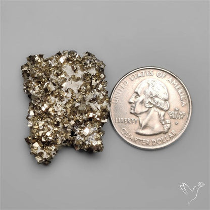 Raw Cubic Pyrite Druzy Specimen