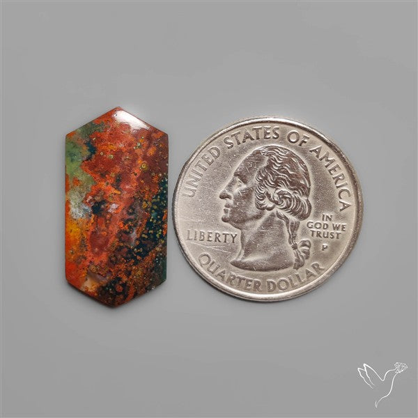 Red Ocean Jasper Cabochon