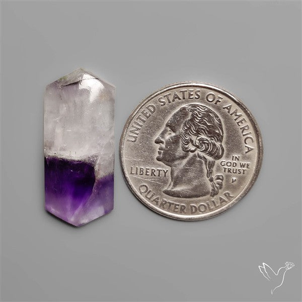 Amethyst In Quatrz Cabochon