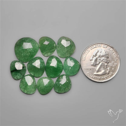 Rose Cut Green Tanzurine Lot