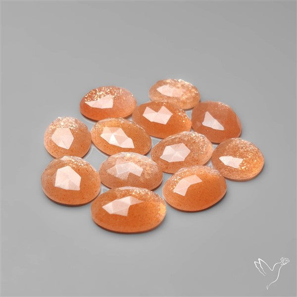 Rose Cut Sunstones Lot