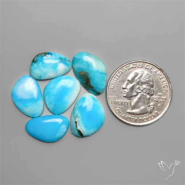 Peruvian Blue Opals Lot