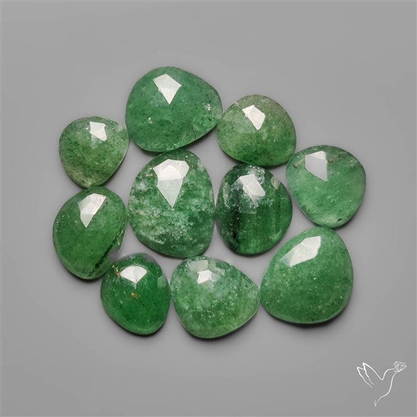 Rose Cut Green Tanzurine Lot