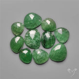 Rose Cut Green Tanzurine Lot