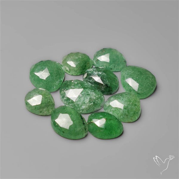 Rose Cut Green Tanzurine Lot