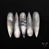 Rose Cut Himalayan Quartz With Mother Of Pearl Doublets Lot