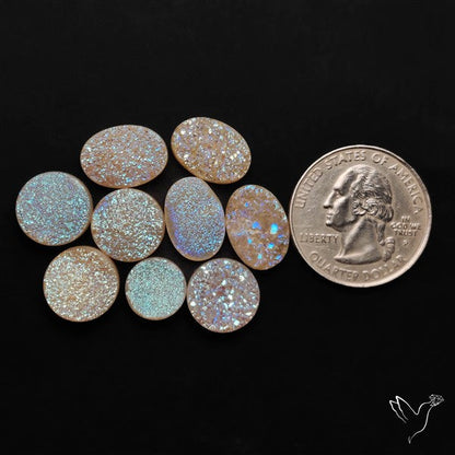 Pearlshine Druzies Lot