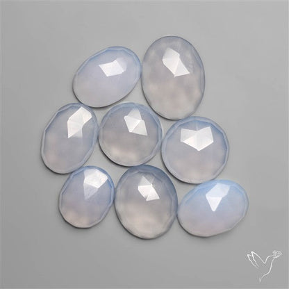Rose Cut Namibian Chalcedonies Lot