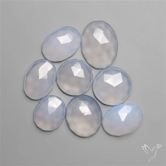 Rose Cut Namibian Chalcedonies Lot