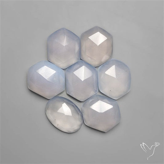 Rose Cut Namibian Chalcedonies Lot