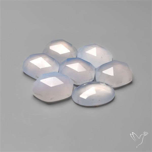 Rose Cut Namibian Chalcedonies Lot
