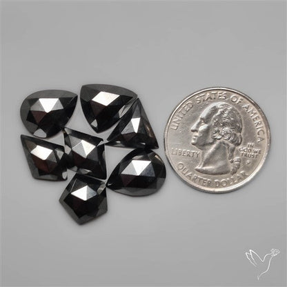Rose Cut Hematites Lot
