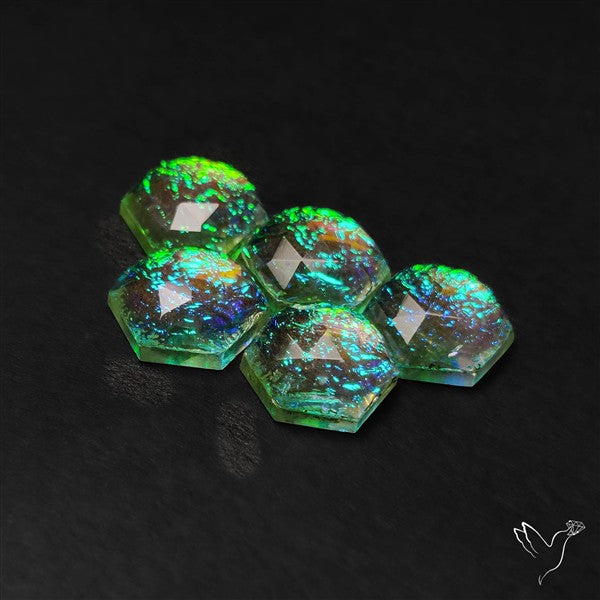 Dichroic Glass Doublets Lot
