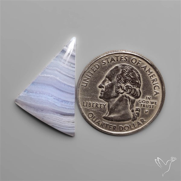 Blue Lace Agate Cabochon