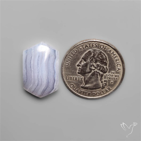 Blue Lace Agate Cabochon
