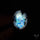 Rainbow Moonstone With Black Tourmaline Inclusions