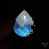 Rainbow Moonstone With Black Tourmaline Inclusions