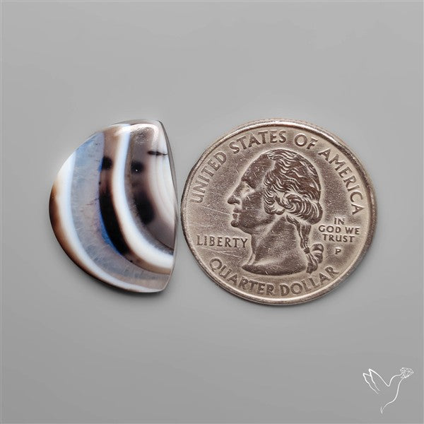 Tuxedo Agate Cabochon