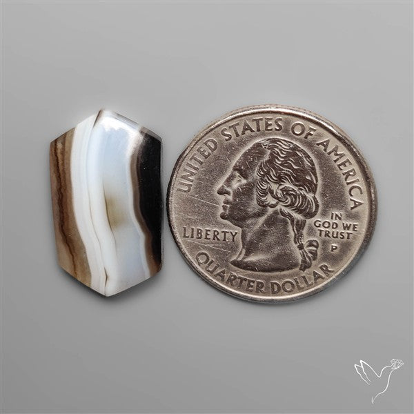Tuxedo Agate Cabochon