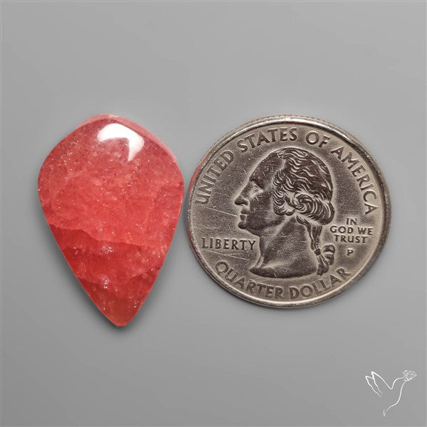 Gemmy Rhodochrosite Cabochon