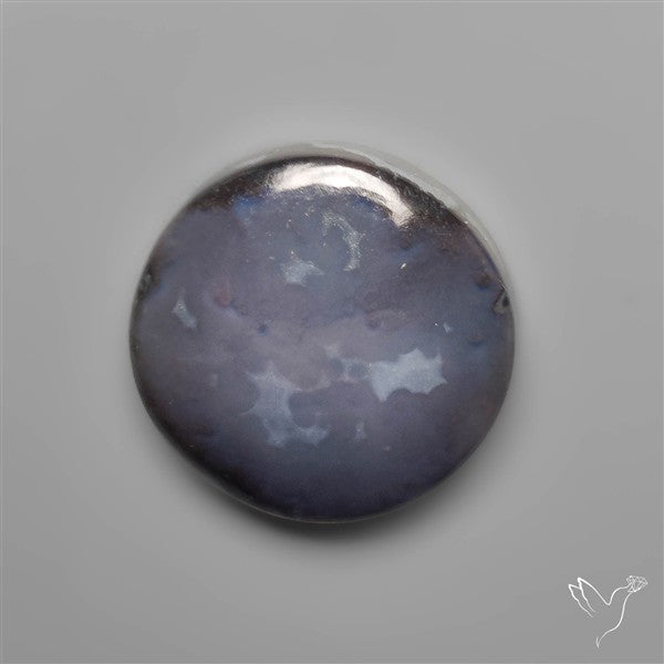 Black Tuxedo Agate Cabochon