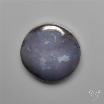 Black Tuxedo Agate Cabochon