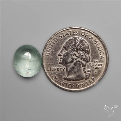 Clear Aquamarine Cabochon