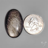 Silversheen Obsidian Cabochon