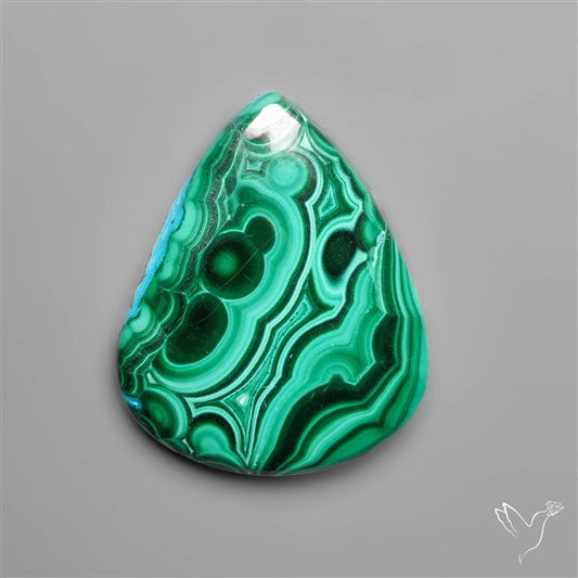 Rare Botryoidal Malachite Cabochon