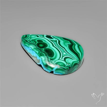 Rare Botryoidal Malachite Cabochon