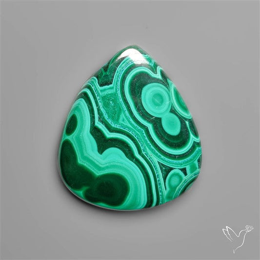 Rare Botryoidal Malachite Cabochon