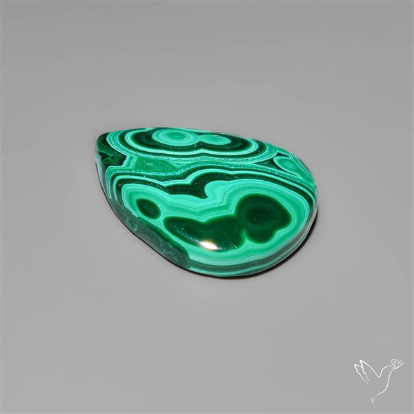 Rare Botryoidal Malachite Cabochon