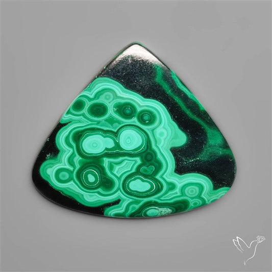 Rare Botryoidal Malachite Cabochon