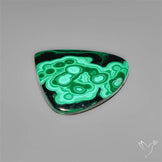 Rare Botryoidal Malachite Cabochon