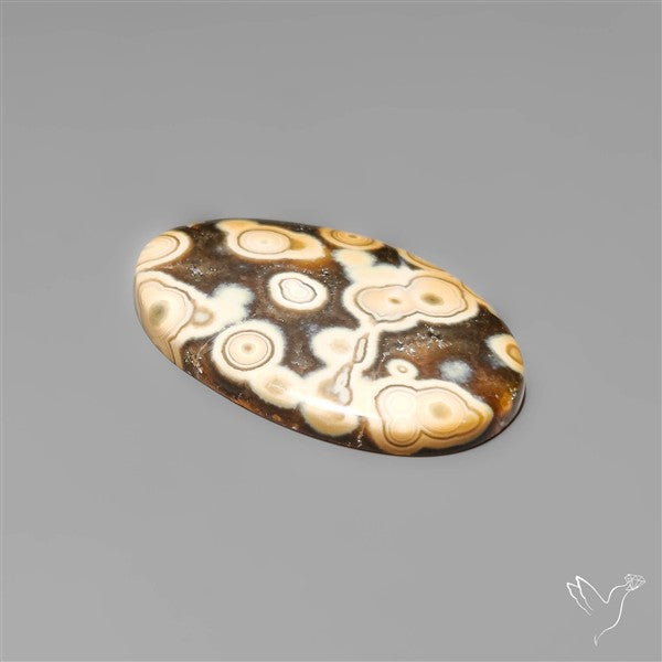 Orbicular Ocean Jasper Cabochon