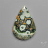 Orbicular Green Ocean Jasper Cabochon