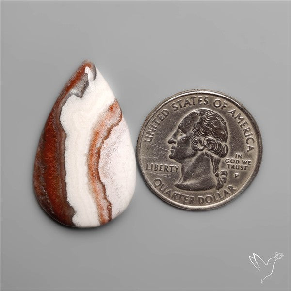 Mexican Crazylace Agate Cabochon