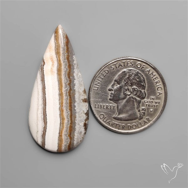 Mexican Crazylace Agate Cabochon