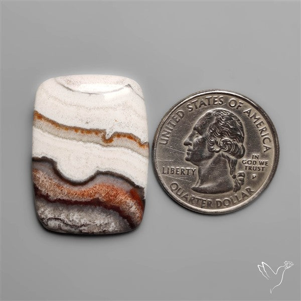 Mexican Crazylace Agate Cabochon