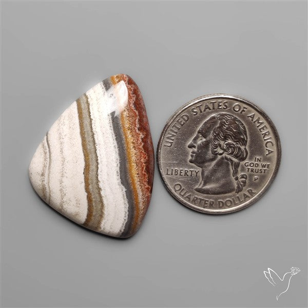 Mexican Crazylace Agate Cabochon